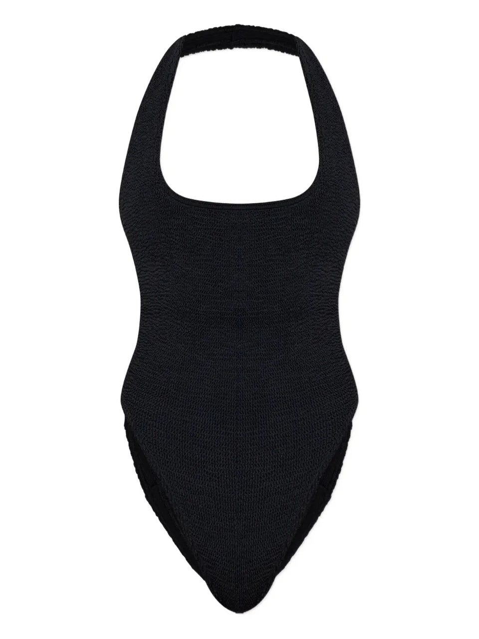 Ava halter textured swimsuit