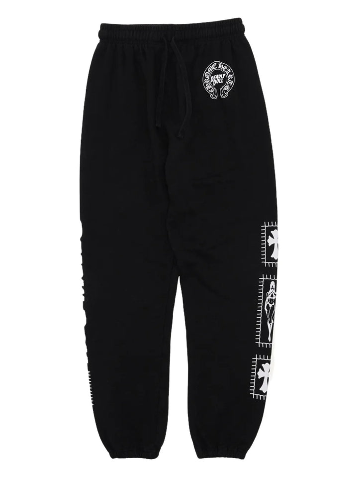 printed track pants