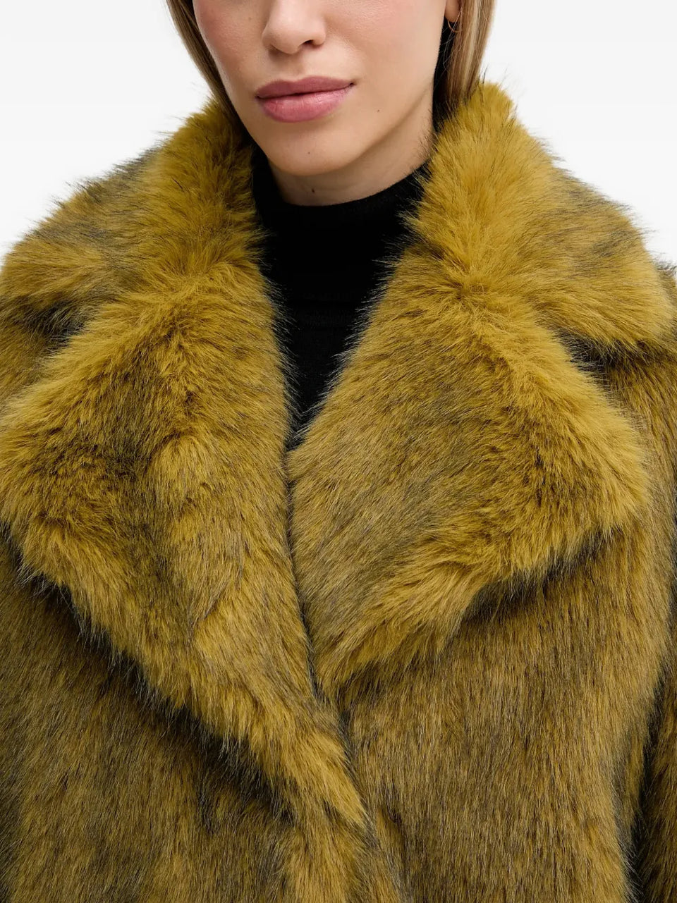 notched collar overcoat