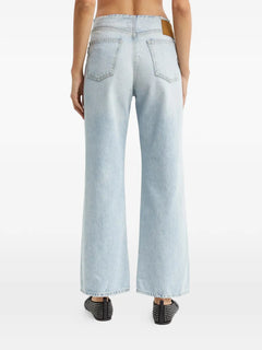 Korea WB raw-finished five-pocket jeans