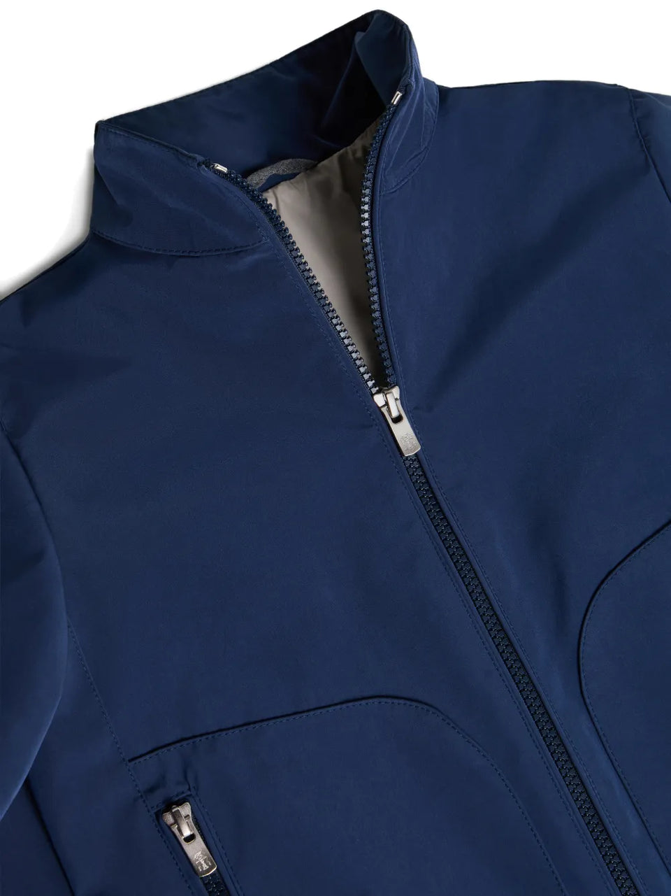 logo-print bomber jacket