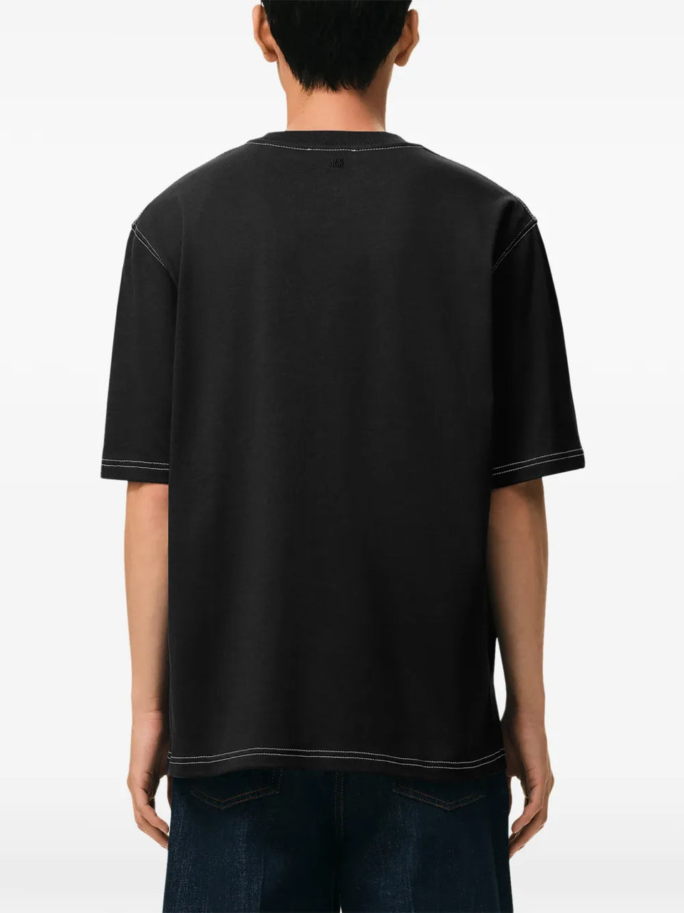 Ami De Coeur logo-detail topstitching T-Shirt