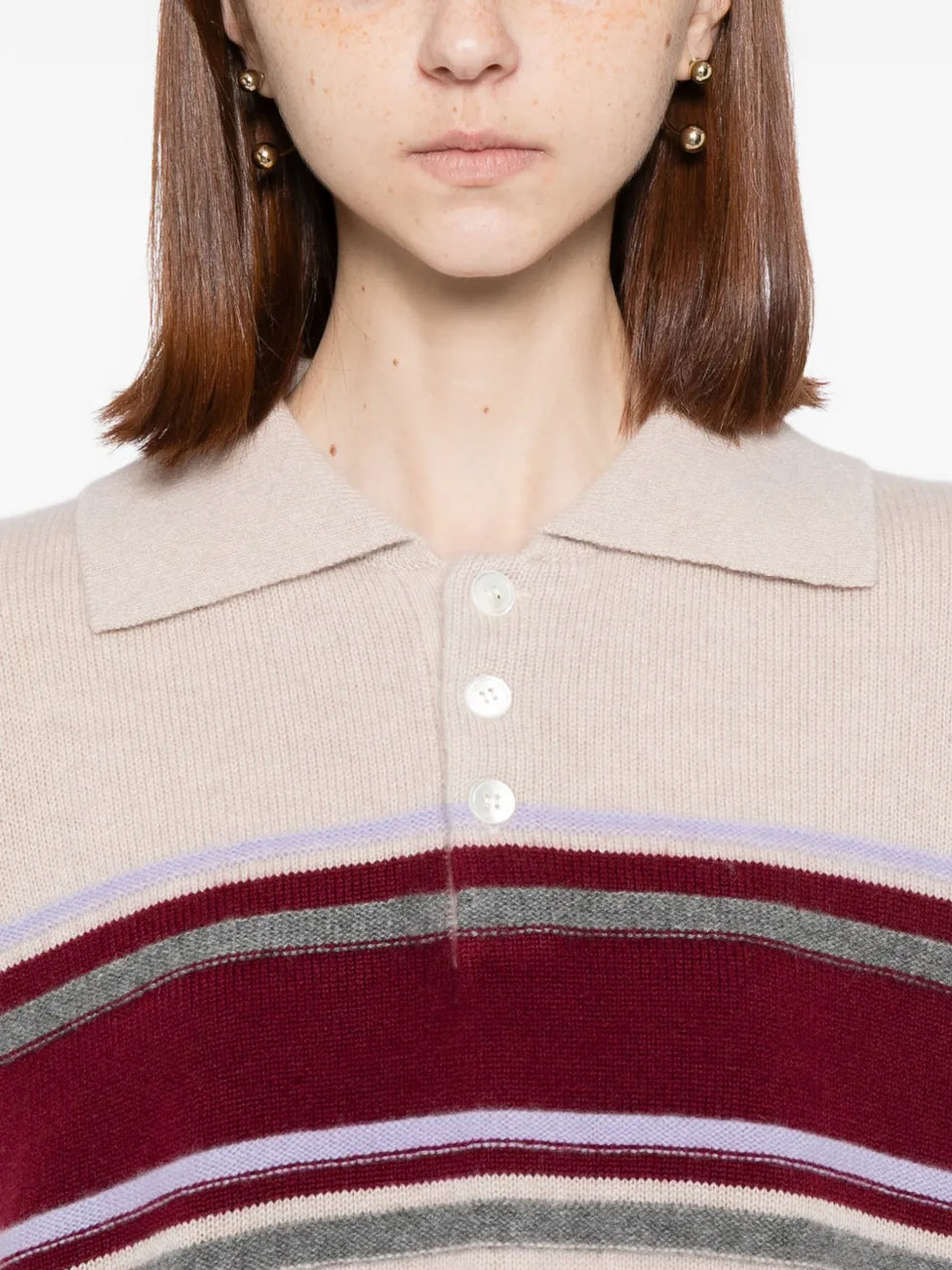 cashmere polo shirt