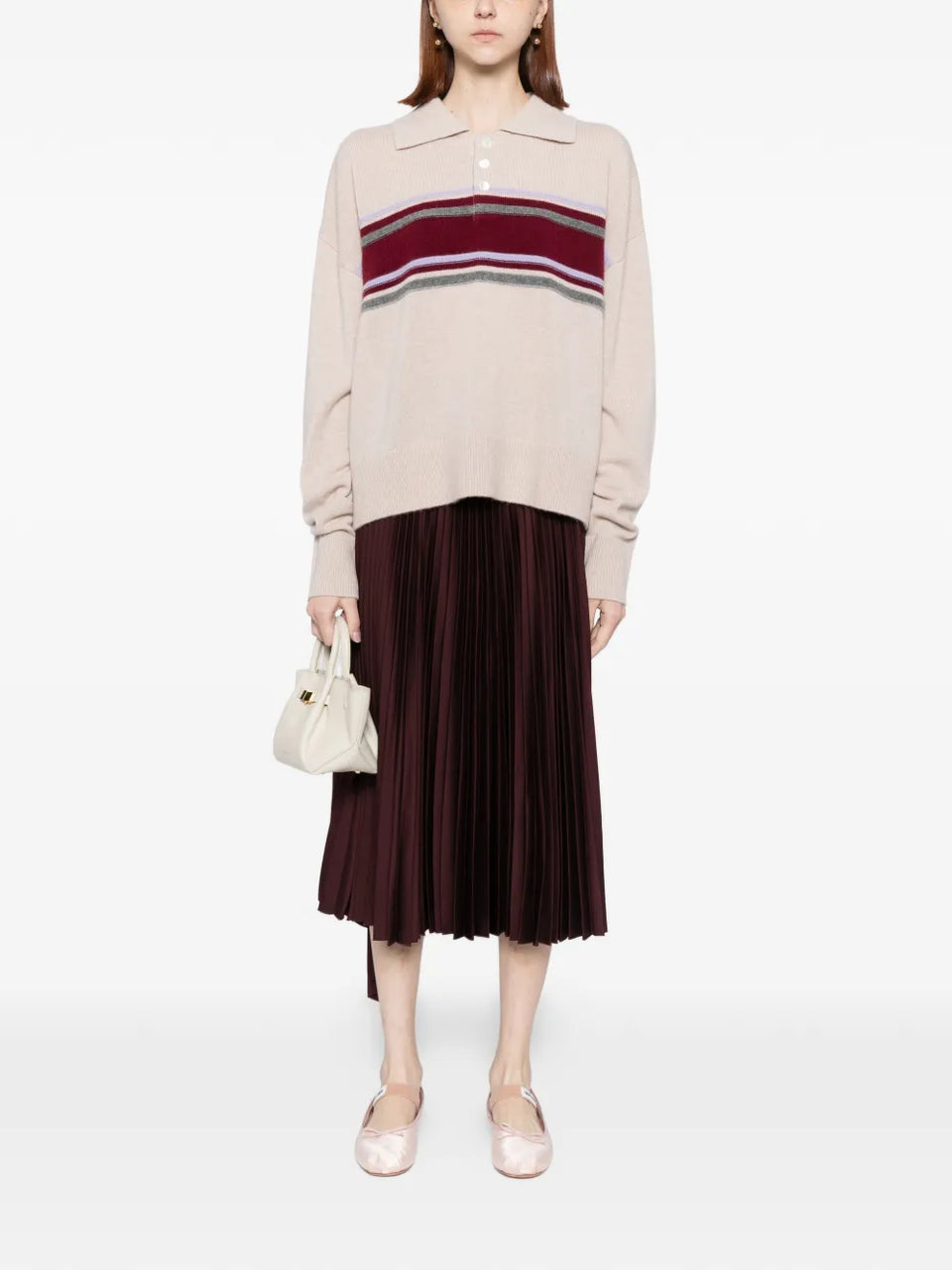 cashmere polo shirt