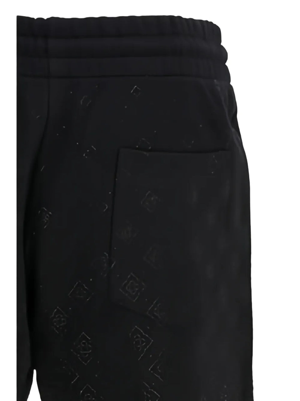 crystal monogram shorts