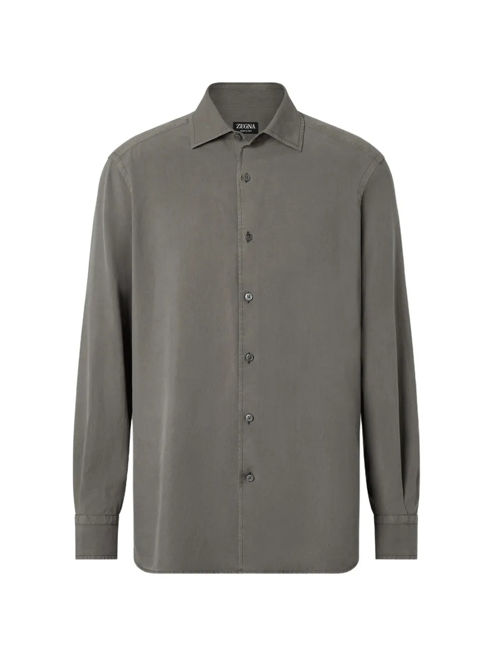 buttoned silk shirt