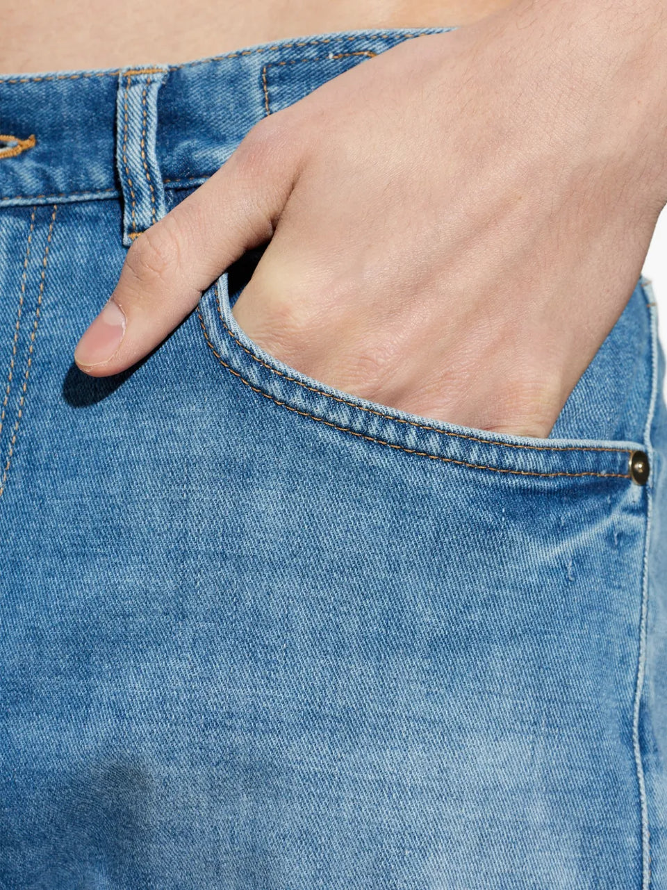 five-pocket denim jeans