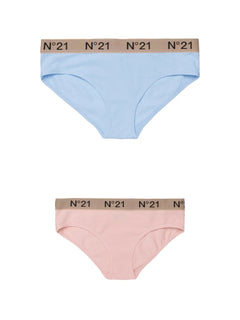 elasticated logo-waistband briefs (set of two)
