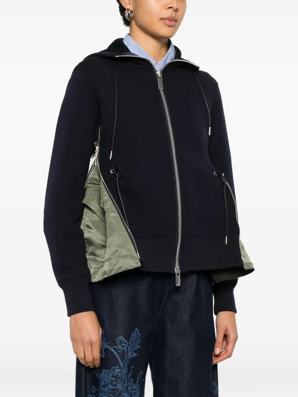 zip top Hoodie
