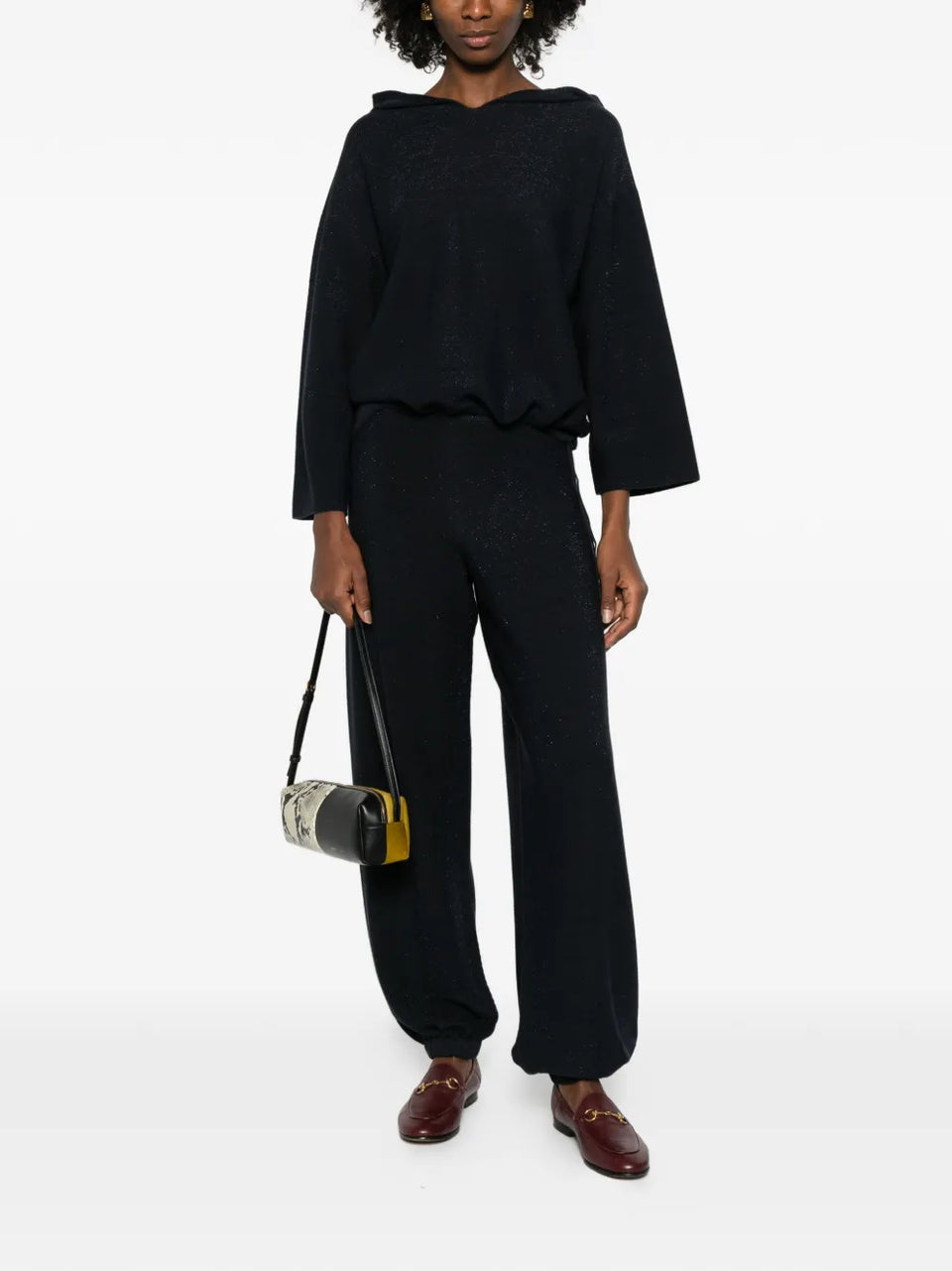 drawstring-hem sweater