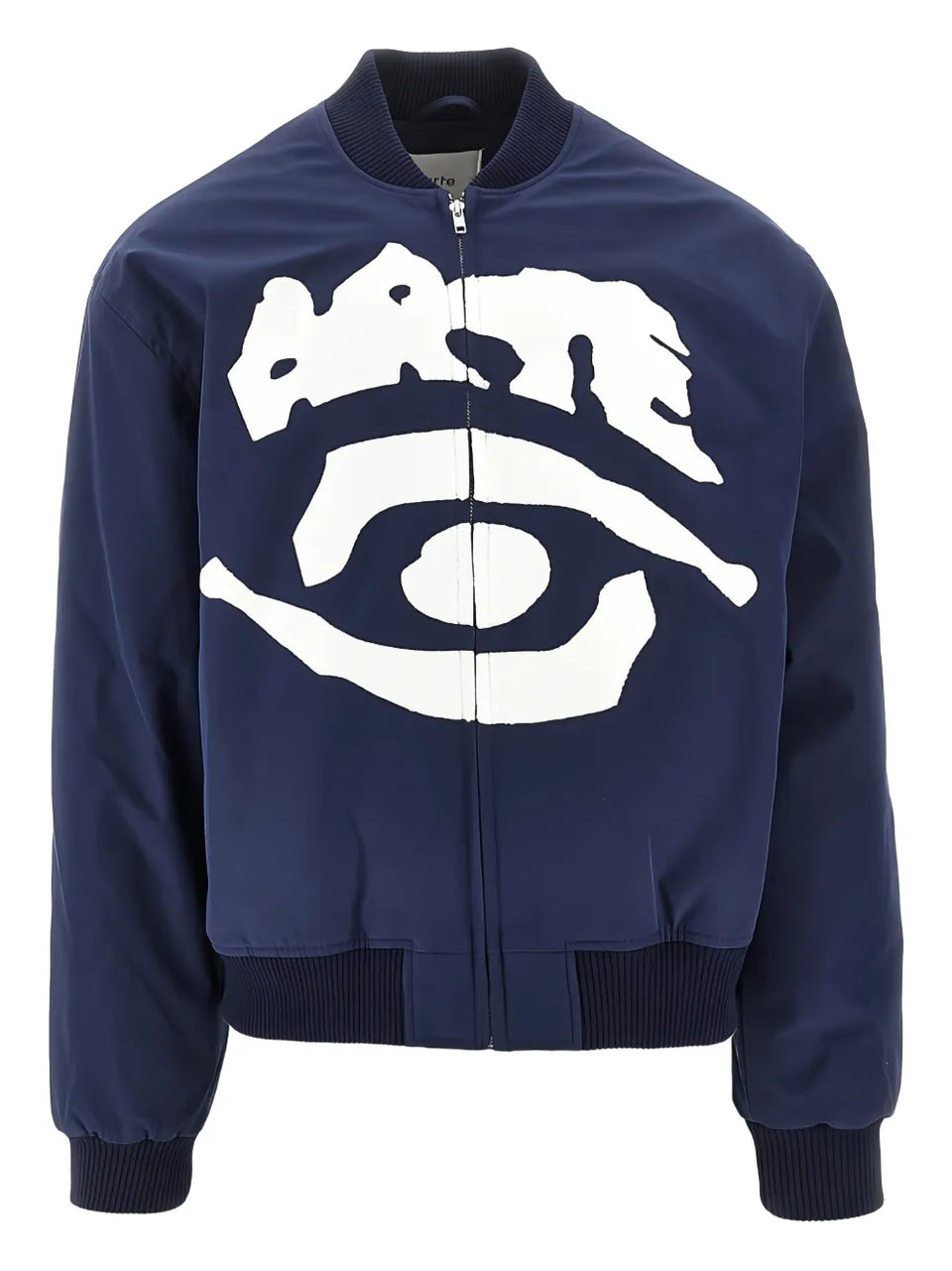 logo-print bomber jacket