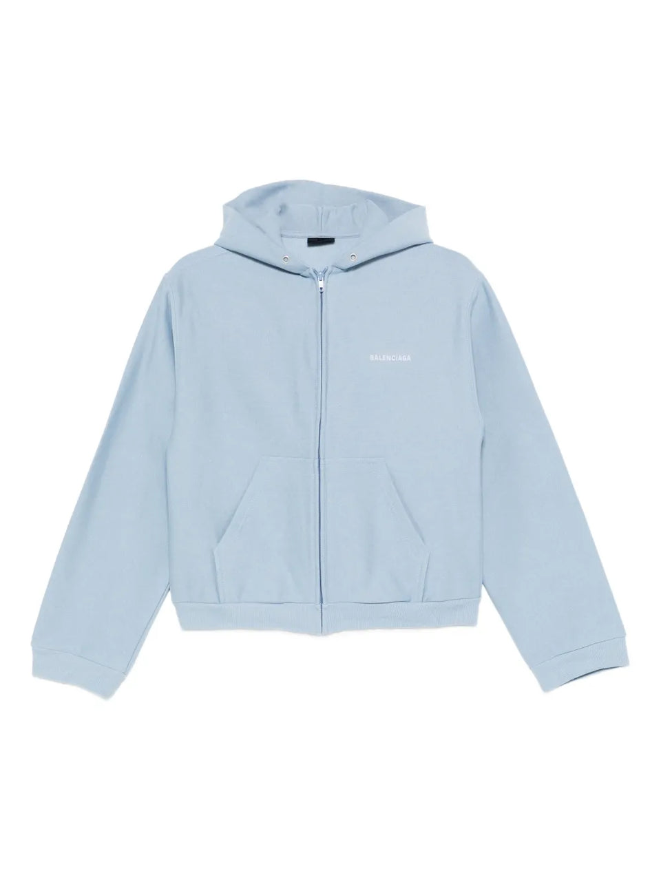 zip-up cotton Hoodie