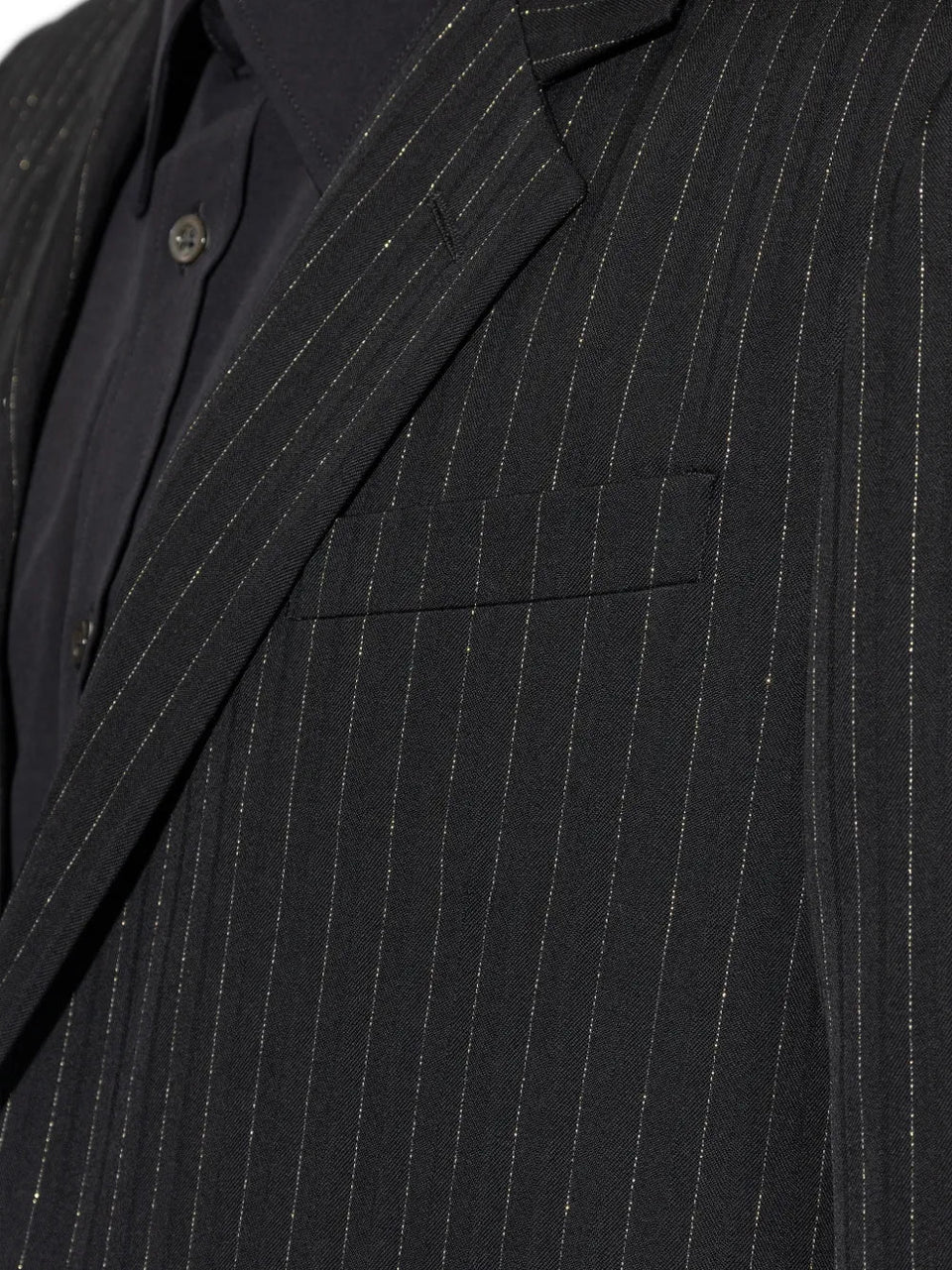 pinstriped blazer