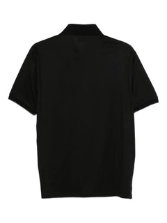 black polo shirt