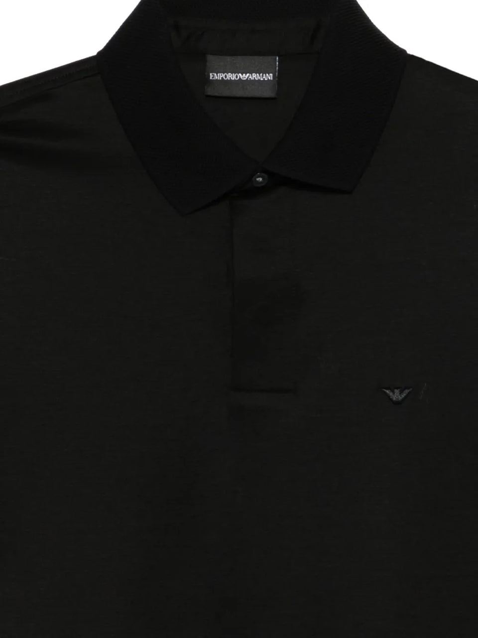 black polo shirt