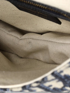 Saddle Handbag with Strap Oblique Canvas Medium shoulder bag