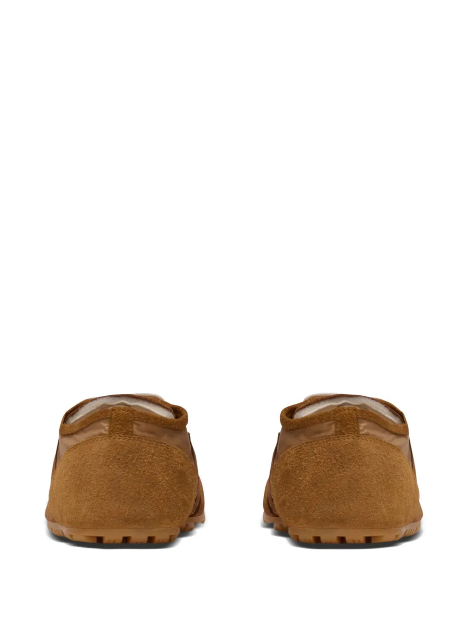Racer suede panelled sneakers