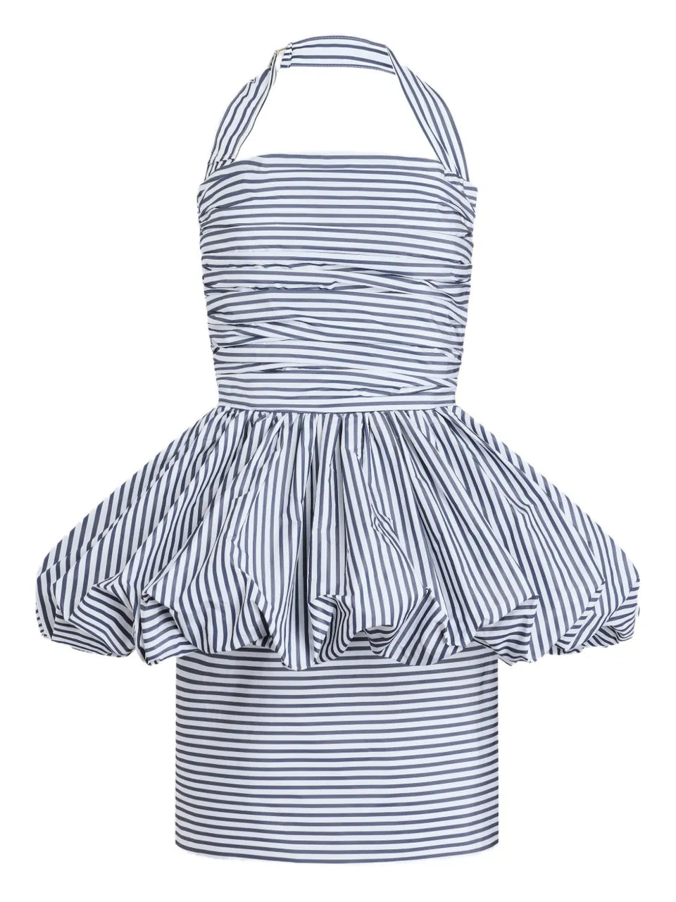 halterneck mini dress