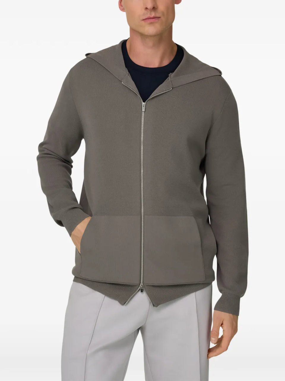 full-zip raglan jumper