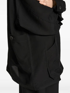 button-up front-pocket shirt