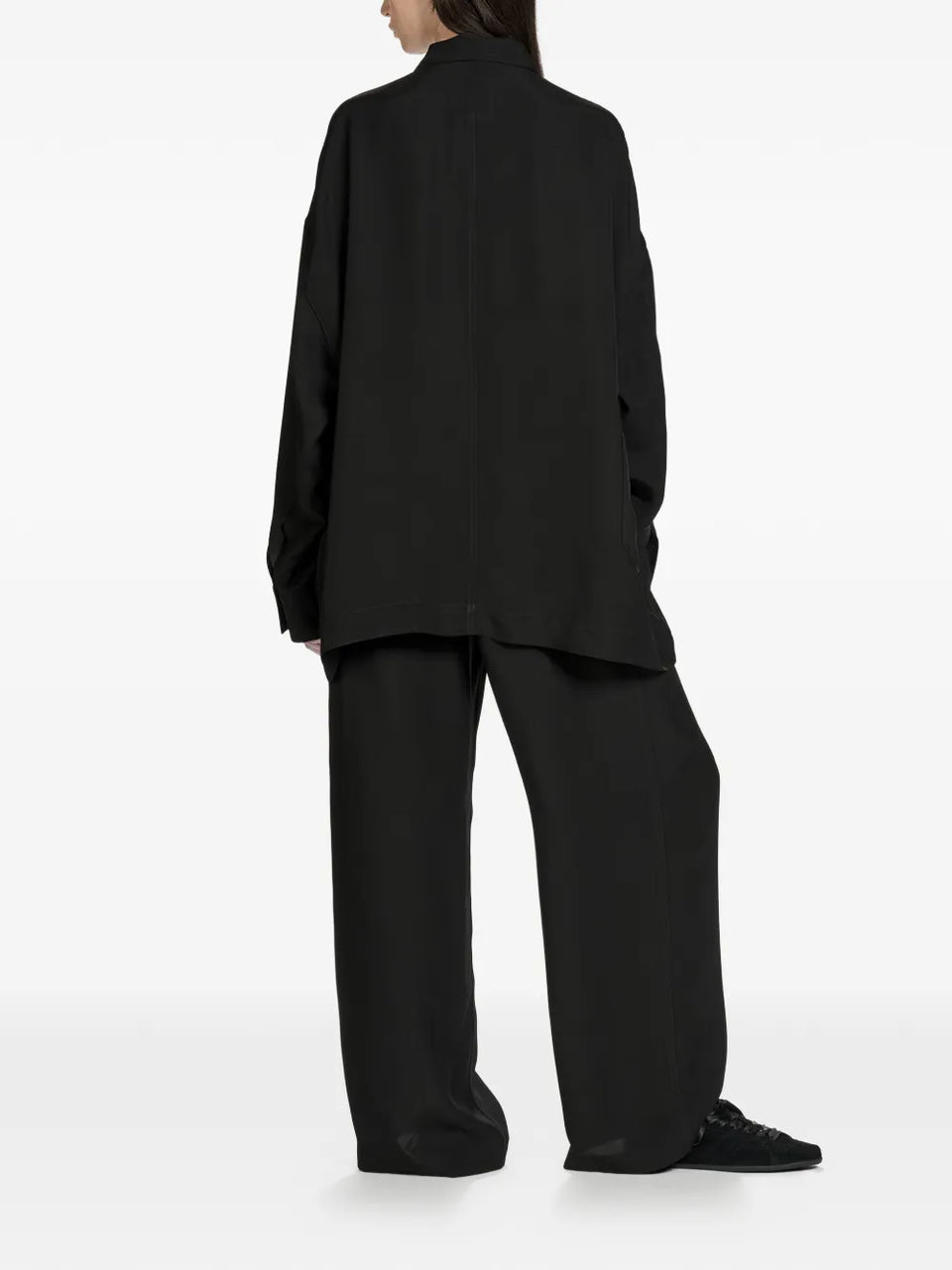 button-up front-pocket shirt