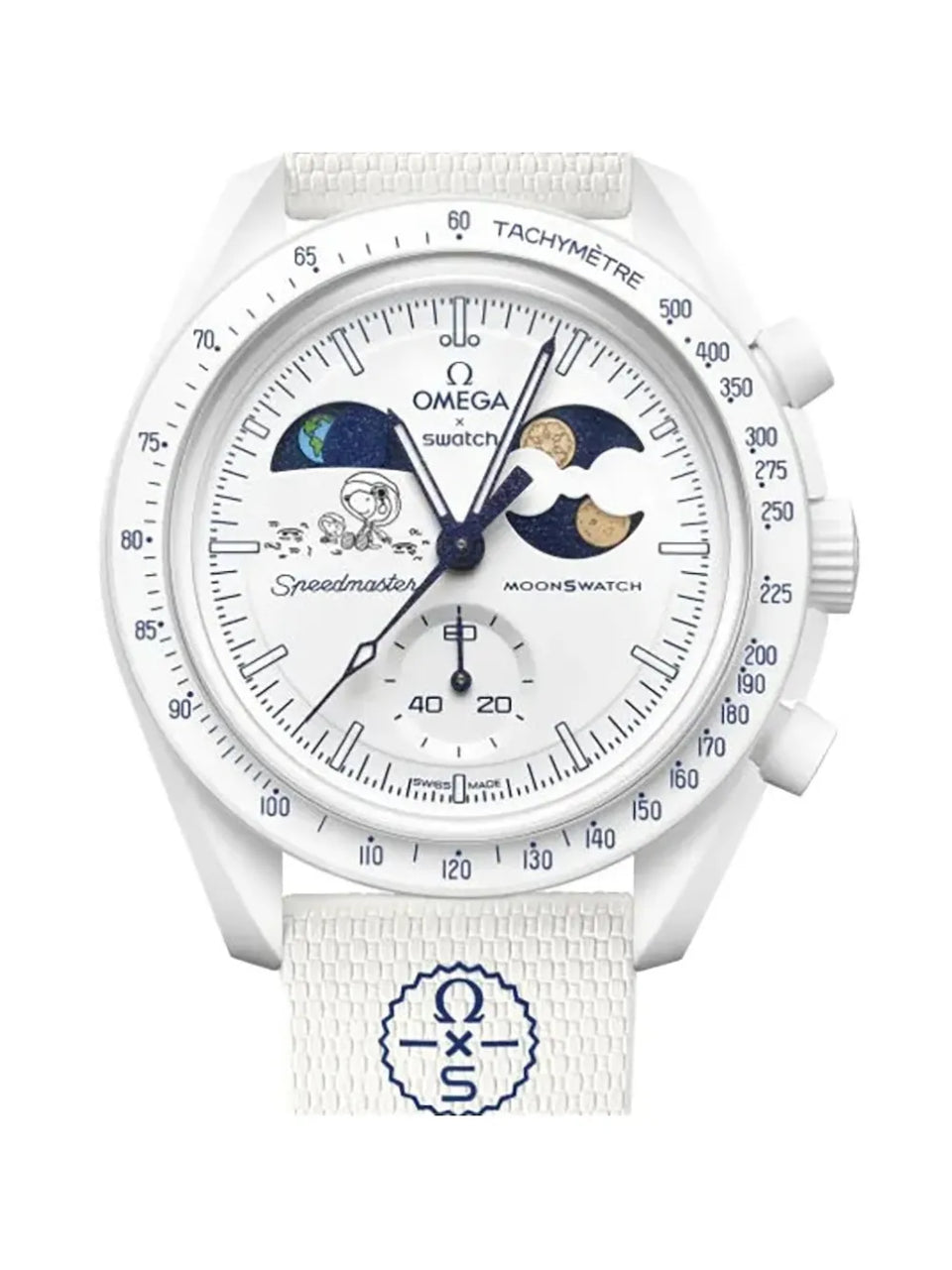 x Swatch Moonphase bioceramic 42mm watch
