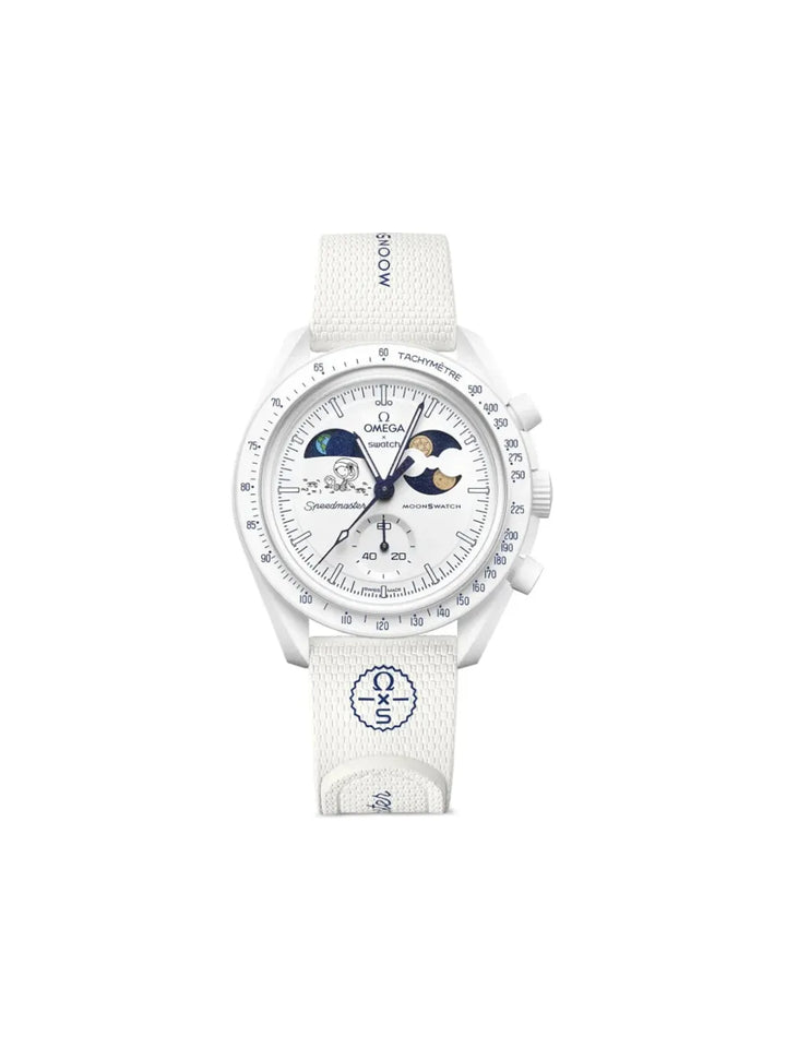 x Swatch Moonphase bioceramic 42mm watch