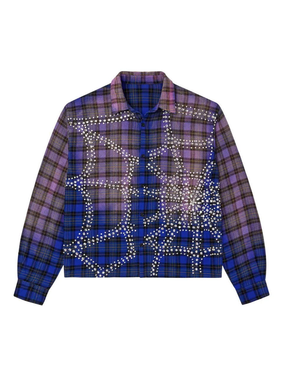 Inferno flannel embellished shirt