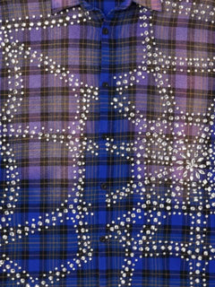 Inferno flannel embellished shirt