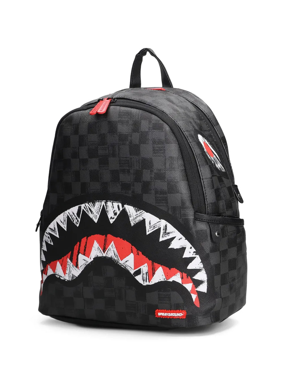 shark checked backpack