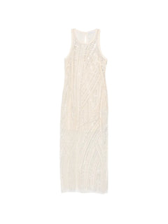 embroidered midi dress