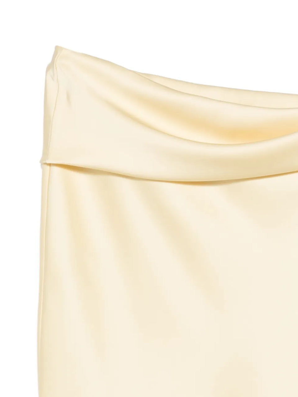 draped midi skirt