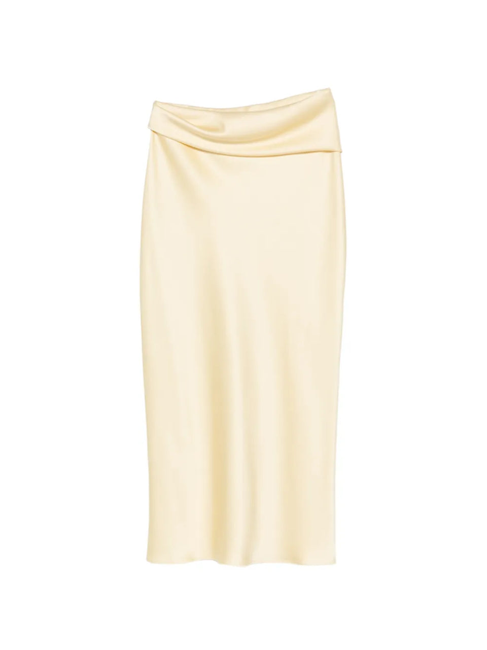 draped midi skirt