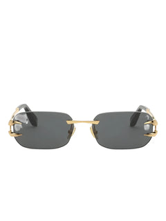 metal rimless sunglasses