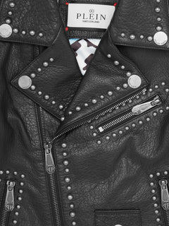 studded biker jacket