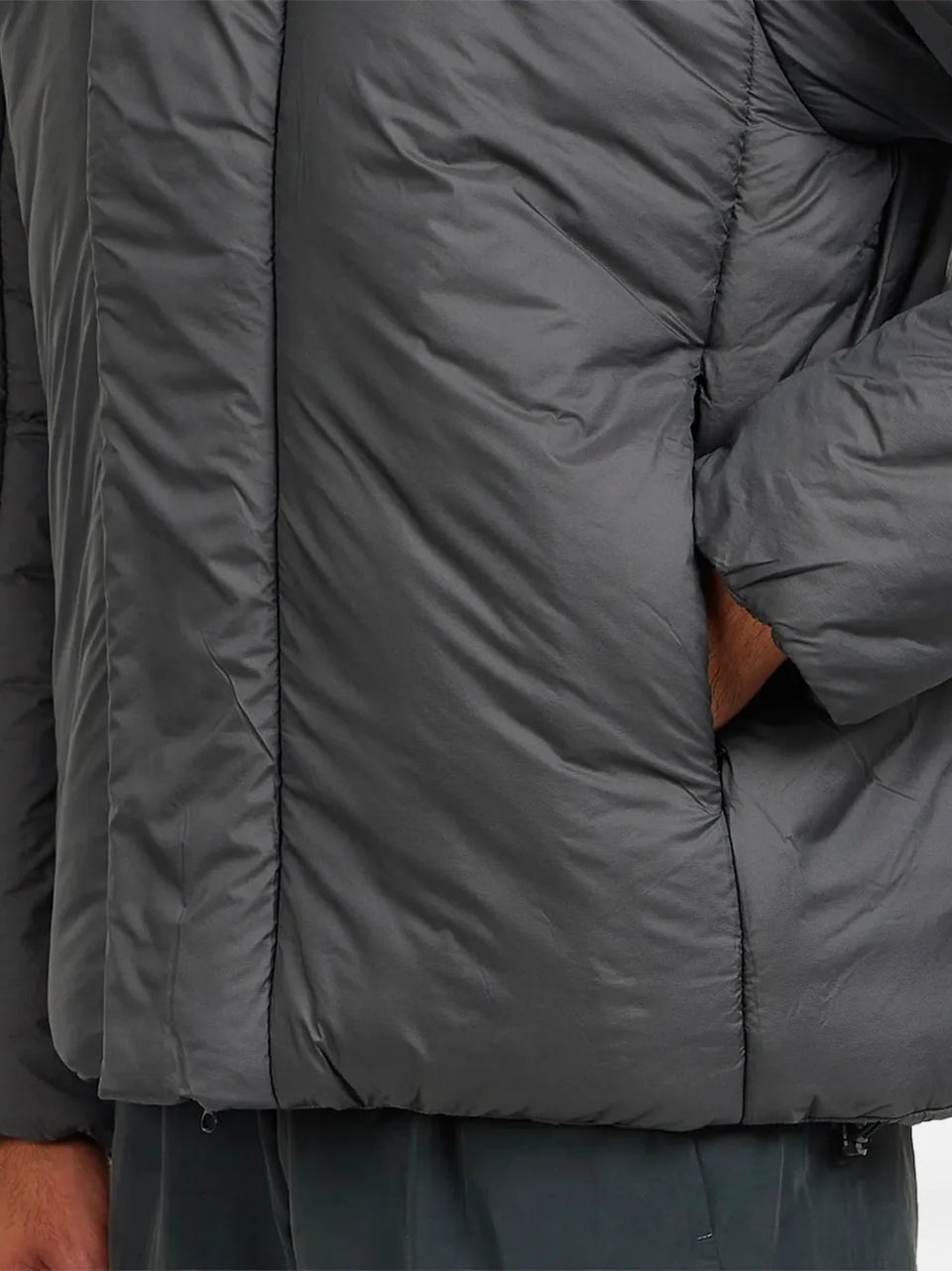 padded high-neck jacket