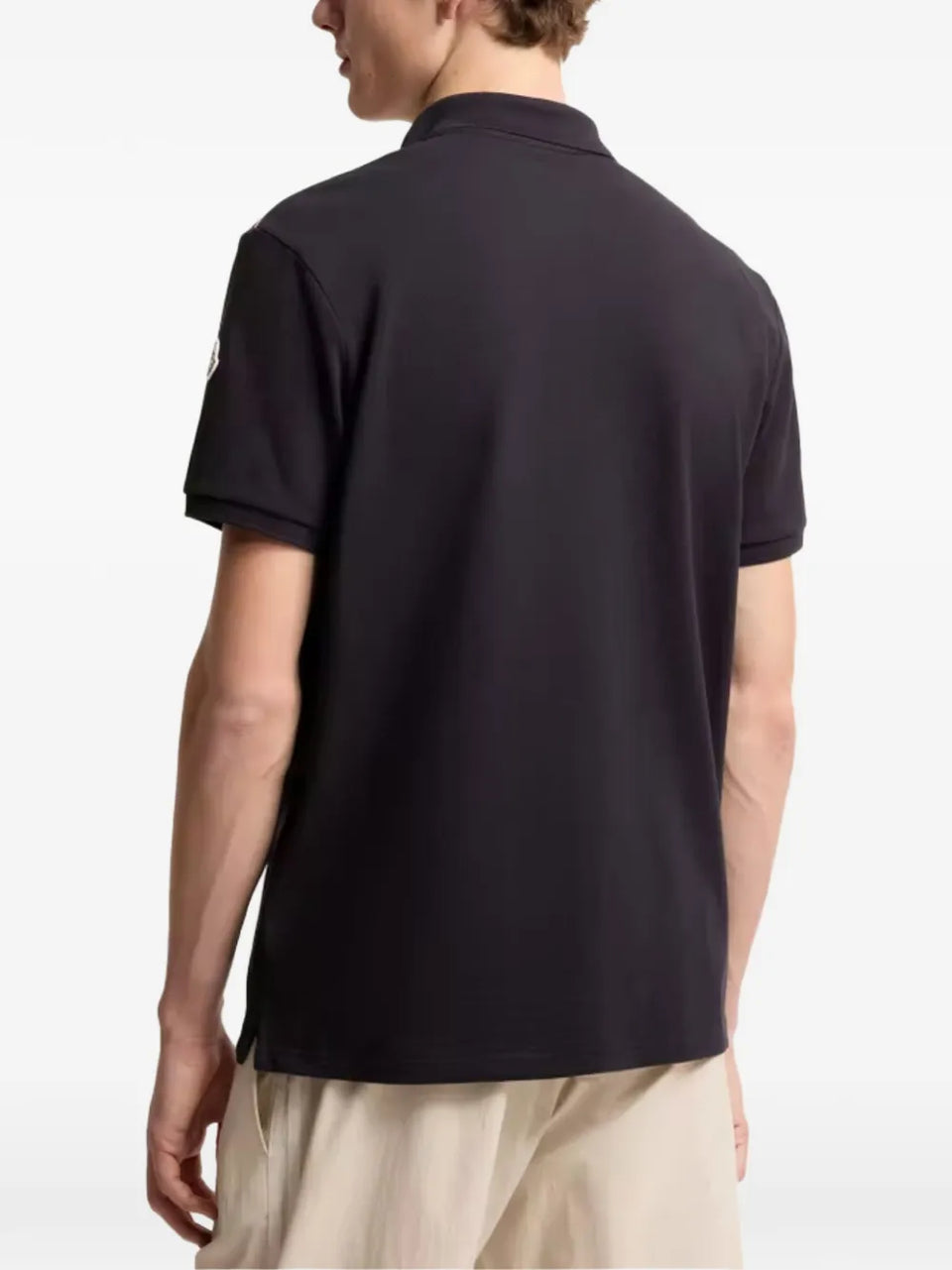 stripe polo shirt