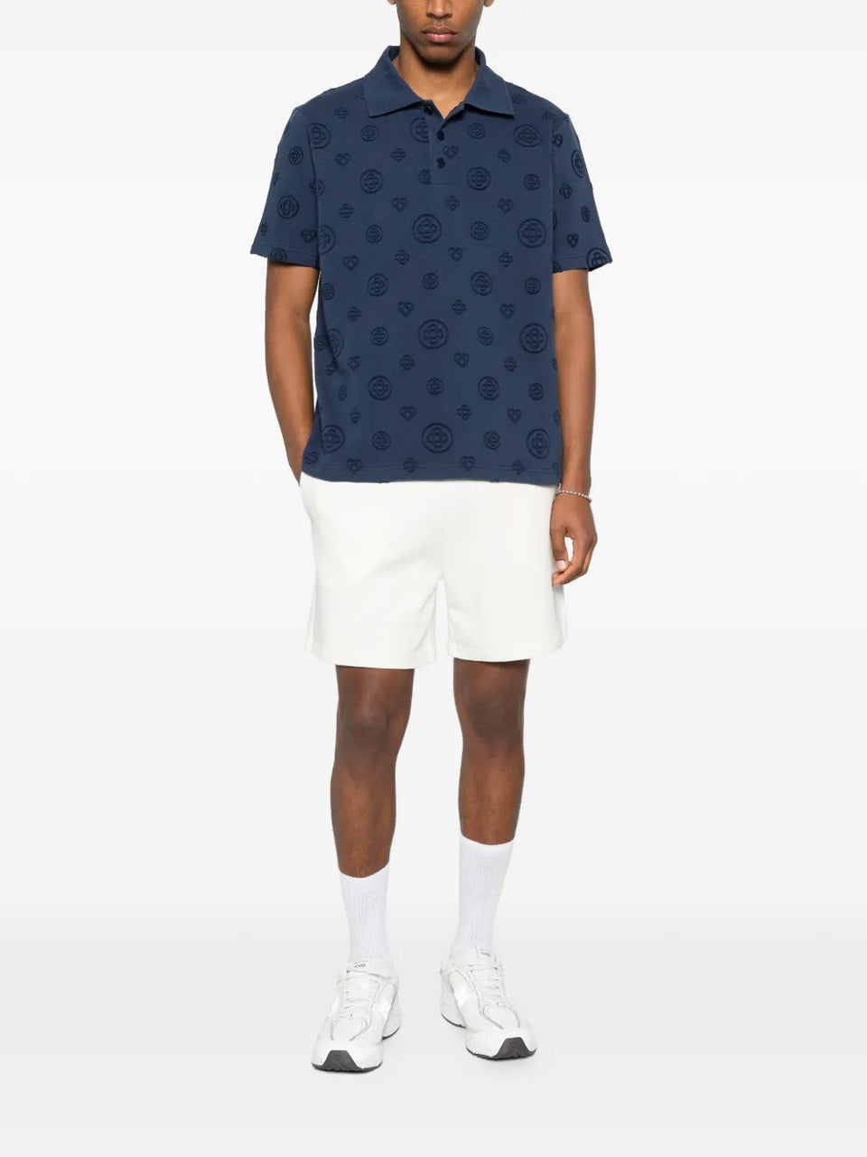 monogram polo shirt