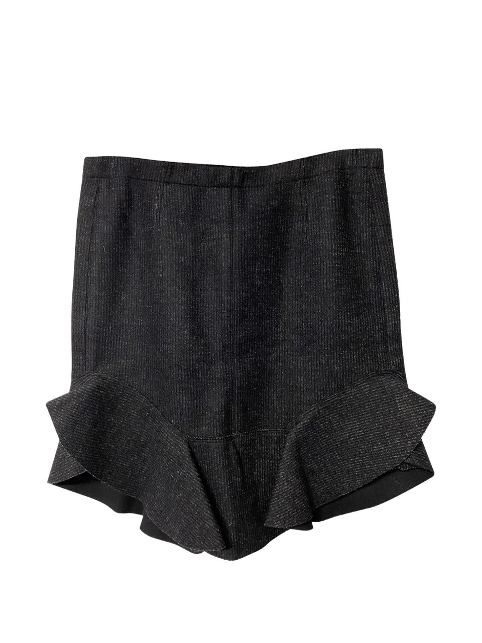 ruffled mini skirt