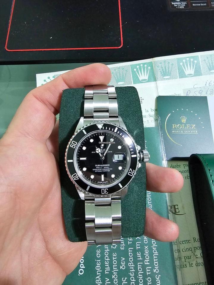 Rolex | Submariner | 16800 | Steel | 40 mm | Steel | Black | Automatic