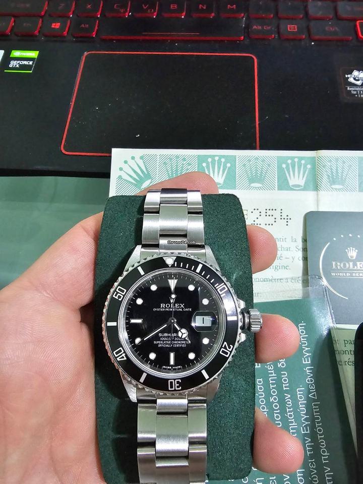 Rolex | Submariner | 16800 | Steel | 40 mm | Steel | Black | Automatic