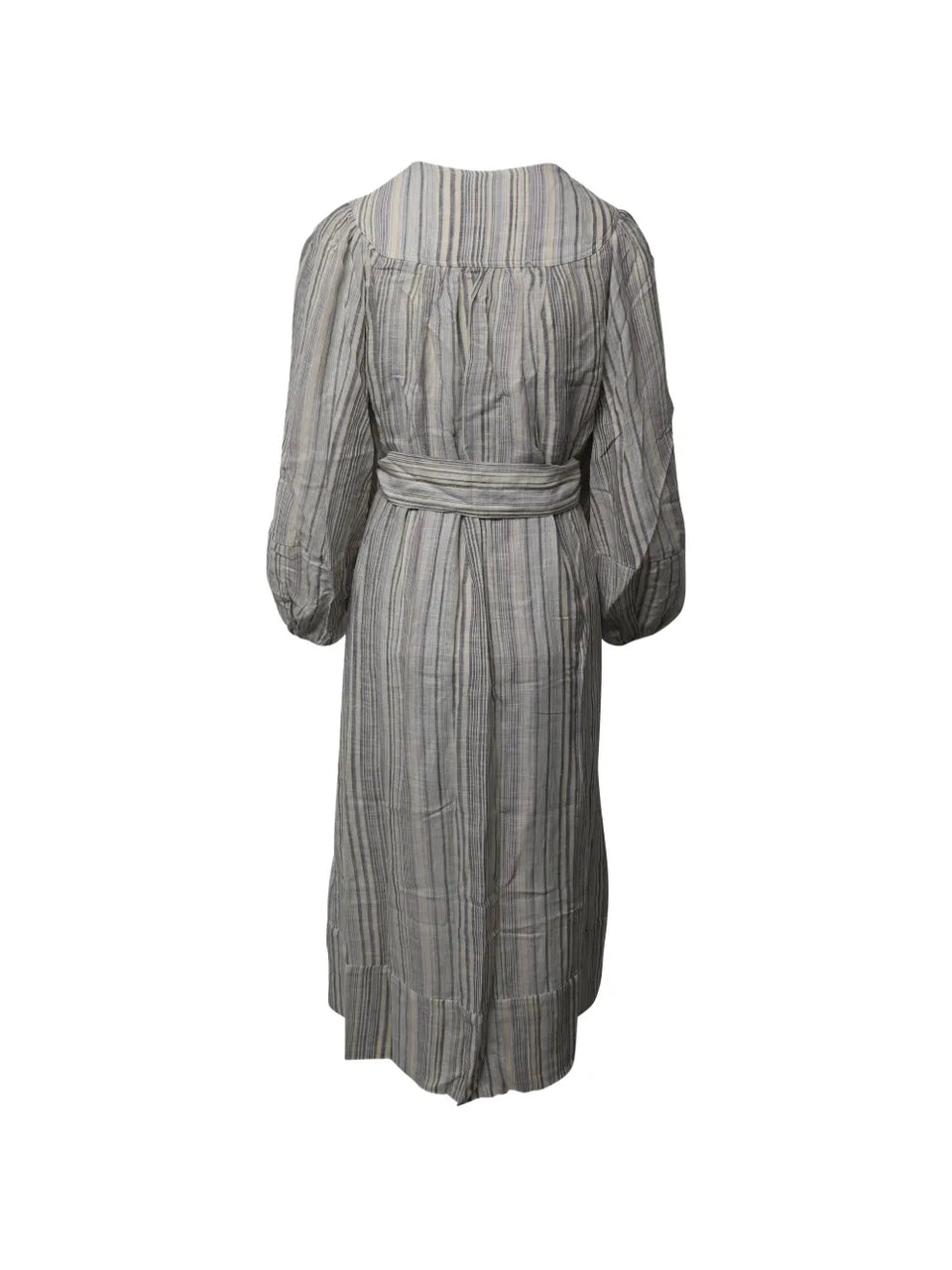 striped maxi dress