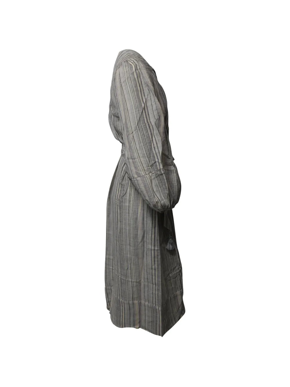 striped maxi dress