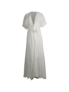 V-neck wrap dress
