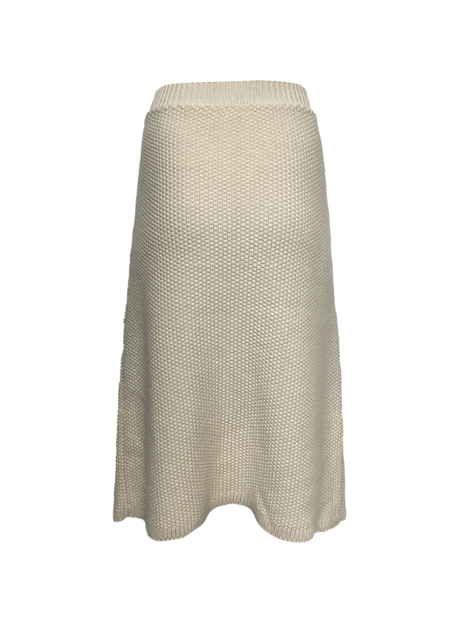 knitted midi skirt