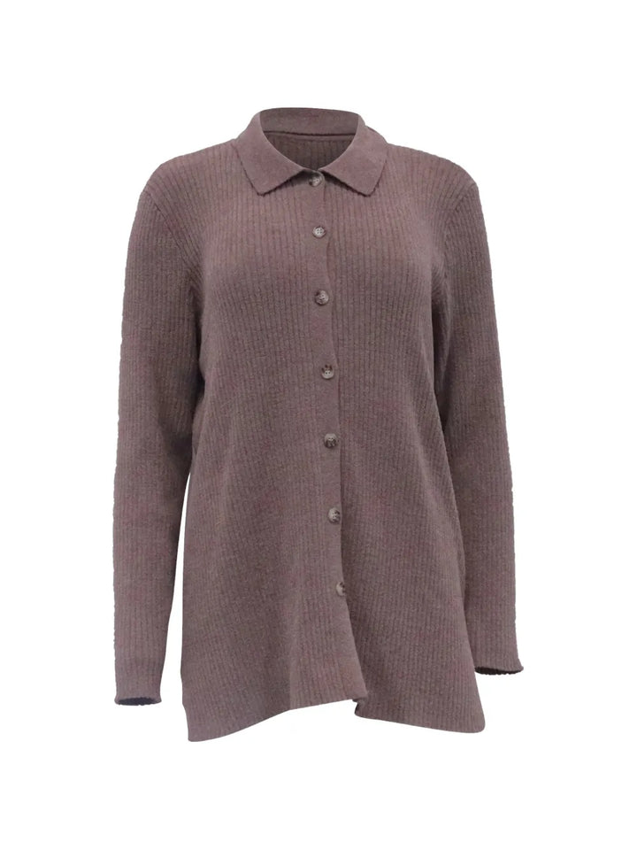 buttoned knitted cardigan