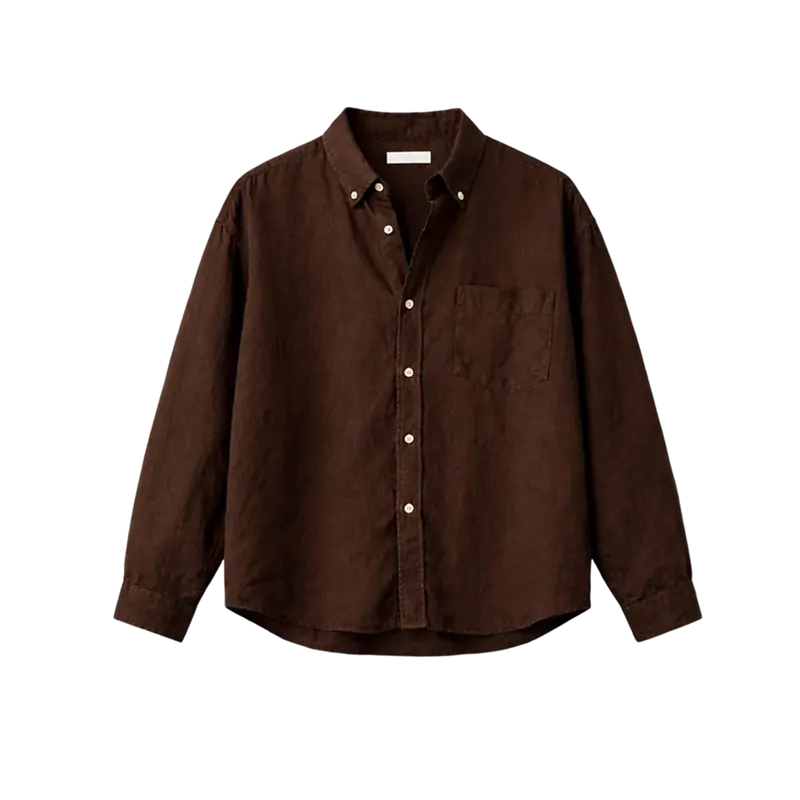 Classic Mercer Shirt – Dark Cocoa