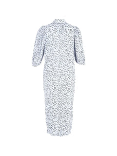 printed button-down shirt dress