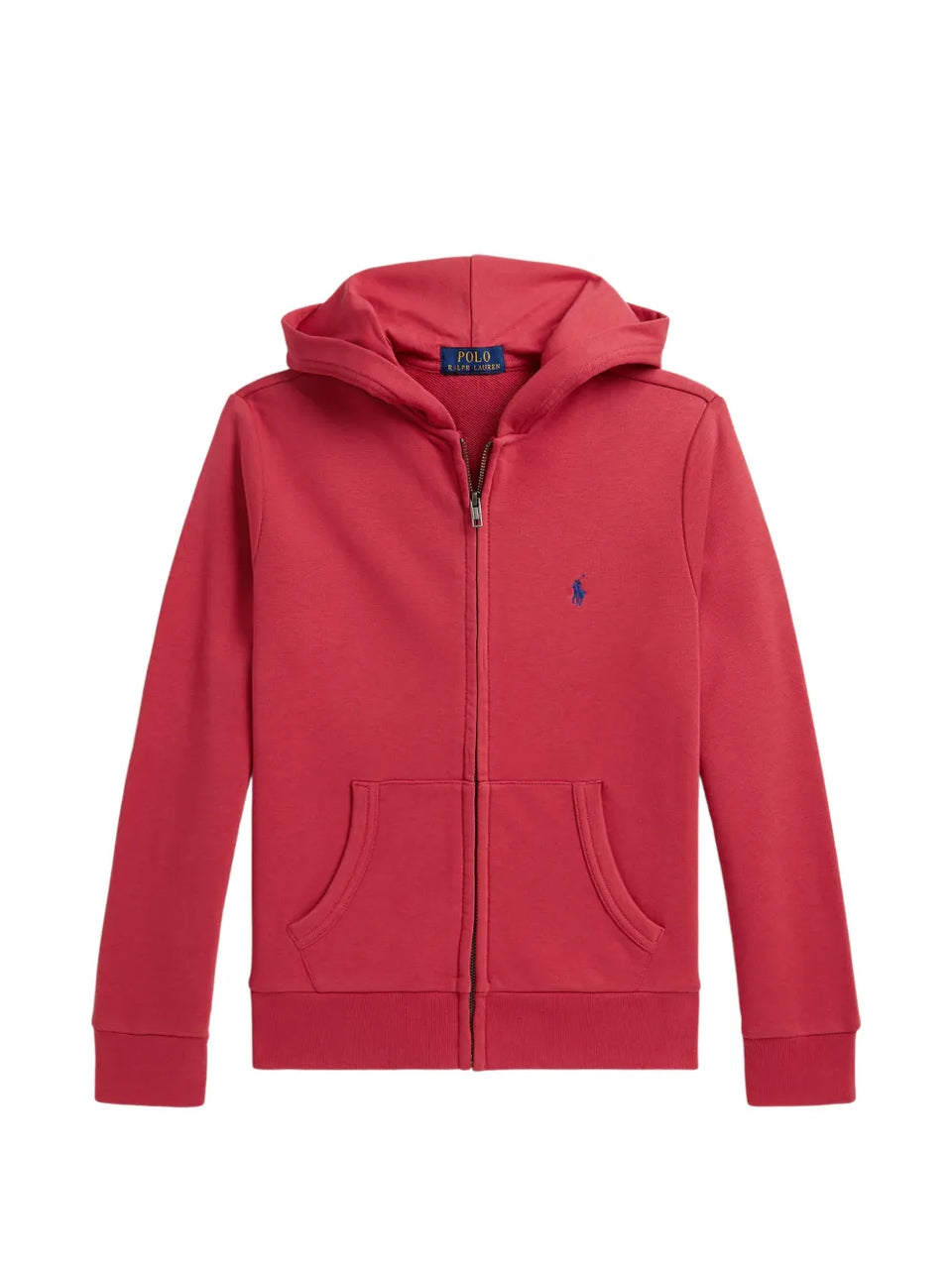 logo-embroidered zip-up Hoodie