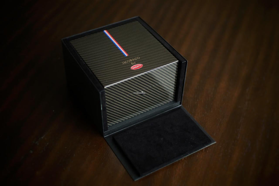 Jacob & Co.and Co Bugatti Chiron tourbillon Full set box and papers